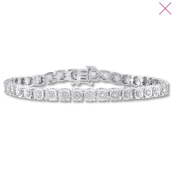 Kay Jewelers Jewelry - Kay diamond tennis bracelet 925